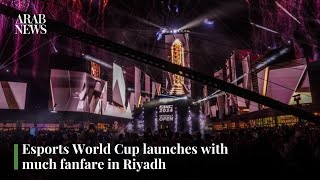 Esports World Cup launches with much fanfare in Riyadh  Arab News [upl. by Neesay362]