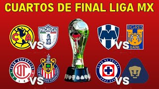 ¡Liguilla lista Así se jugarán los Cuartos de Final del Clausura 2024 [upl. by Norine]