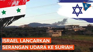 Serangan Udara Israel Hantam Damaskus Suriah [upl. by Goodson961]