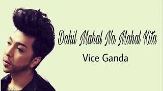 Dahil Mahal Na Mahal Kita lyrics  Vice Ganda [upl. by Geirk162]