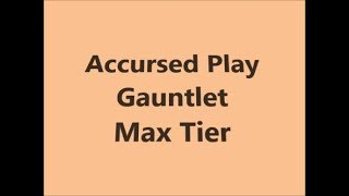 W101 Wizard101 Accursed Play Gauntlet Max Tier Phantom Oliver Phantom Kenneth [upl. by Thorstein583]