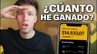 Un Mes Haciendo Staking De Criptomonedas En Binance [upl. by Onihc]