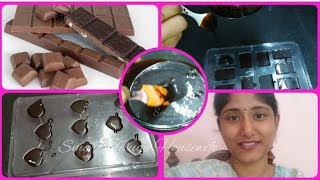 HOMEMADE DAIRY MILK CHOCOLATE WITH ONLY 4 INGREDIENTSHOW TO MAKE CHOCOLATESMARTTELUGUHOUSEWIFE [upl. by Nesrac]