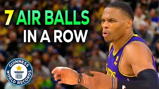 The Most EMBARRASSING NBA Records Of All Time [upl. by Annodam988]