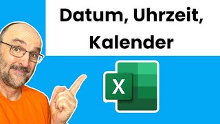 EXCEL UHRZEIT DATUM KALENDER erstellen [upl. by Nalliuq61]