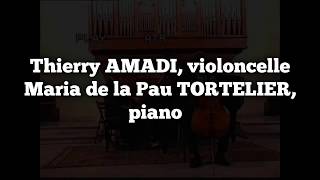 Thierry AMADI et Maria Pau TORTELIER Schumann Debussy Beethoven [upl. by Willa]