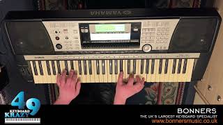 Yamaha PSR740 Keyboard  761 Voices Part 35 [upl. by Leontine440]