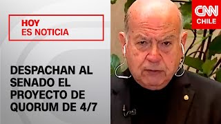 José Miguel Insulza sobre plebiscito de salida y quorum de 47 [upl. by Eadrahc906]