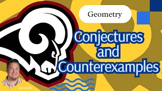 Conjectures and Counterexamples  Geometry Owasso  Inductive Reasoning [upl. by Anwahsad]