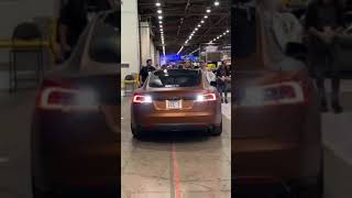 Rich Rebuilds V8 Tesla Ice T at SEMA [upl. by Ennyleuqcaj]