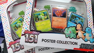 151 Poster Collections x3  Pokemon Cards Opening [upl. by Ahset]