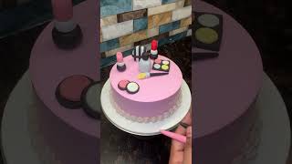 Makeup 💄 Cake Decorating Beautiful 😻 makeup cakes ice cream cakeideas [upl. by Dnalyr]