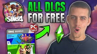 Sims 4 Free DLC Packs  How I Got All Sims 4 DLC Packs Free PCSTEAM UPDATED [upl. by Eldrid]