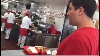 Autistic and NonVerbal Verbal Apraxia  Ordering Food and eating at In N Out  CA [upl. by Zea488]