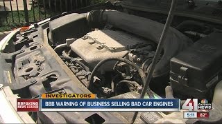 BBB receives hundreds of complaints about company selling car engines online [upl. by Iclek322]