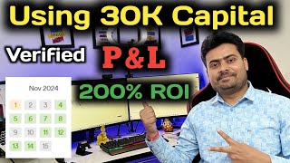 Verified PampL of 200 ROI With 30K by Option Buying  Radhe The Trader [upl. by Wilow]