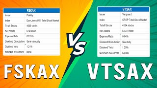 FSKAX vs VTSAX  Which ETF To Choose Which ETF Is Best For You [upl. by Arrek]