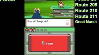 How to get Hoothoot Pokémon Platinum [upl. by Anelle]