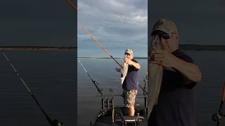 Dragging baits for catfish on Oologah lake fishing fish catfish [upl. by Deonne]