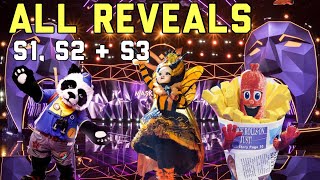 All Reveals Masked Singer UK  Season 1 Season 2 amp Season 3 [upl. by Siuqaj42]