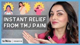 Instant Relief from TMJ Pain  Priya Mistry DDS the TMJ doc massetermassage tmjmassage jawpain [upl. by Dareen323]