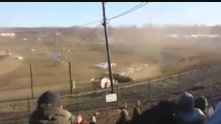 Big Diamond Speedway wreck 3292015 [upl. by Constance]