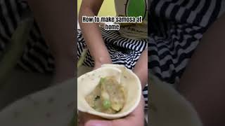 How to make samosa at home [upl. by Ameerahs610]