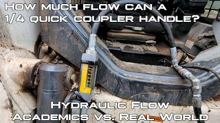 How much flow can my hydraulics handle [upl. by Adlitam]