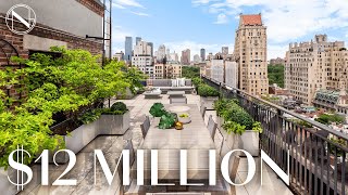 Inside a 12 MILLION Penthouse Duplex with Central Park Views  Unlocked with Ryan Serhant [upl. by Yelnek676]