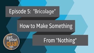 Ep 5 Bricolage How to Make Something from quotNothingquot [upl. by Assiralc]