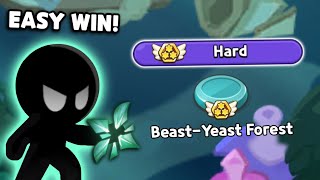 Only need 2 Cookies to beat Stage BeastYeast Hard Mode [upl. by Gnohc460]