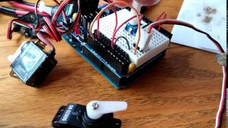 Smooth servopotentiometer connection [upl. by Ynafetse]