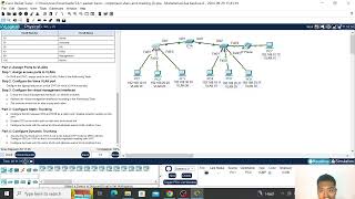 361 Packet Tracer – Implement VLANs and Trunking [upl. by Fianna]