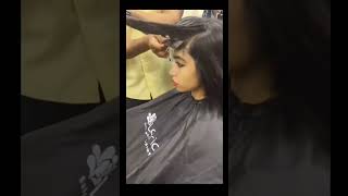 Long Layers 180 degree Haircut and teaching  Lafrio salon and academy  Madurai [upl. by Colet]