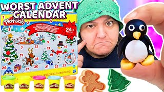 The LAZIEST Advent Calendar Award Goes to Play Doh Advent Calendar 2022 [upl. by Kennett]