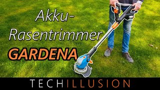 🔥BESTER AKKU RASENTRIMMER im Sortiment Gardena ComfortCut im Test🌿🌿  Review amp Test [upl. by Tam139]