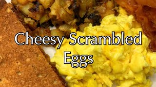 The Best Cheesy Scrambled Eggs How to Make the Best Scrambled Eggs with Cheese [upl. by Nonnahc]