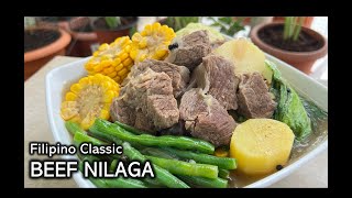 Paano magluto ng simply pero masarap na Nilagang Baka  BEEF NILA RECIPE [upl. by Elspeth733]