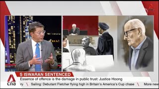 Assoc Prof Eugene Tan on judges sentencing decisions in S Iswaran case [upl. by Amalbena522]