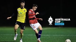 NWS Spirit v Glenorchy Knights  Highlights  Australia Cup 2024 Round of 32 [upl. by Namya498]