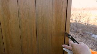 NewTechWood Siding Vertical Installation Guide [upl. by Blunk]