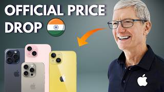 Apple Official Price drop on iPhones in India 🔥 iPhone 15 Pro Max 15 Pro iPhone 15 iPhone 14 🤩 [upl. by Norak]