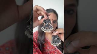 Navratri Inspired Oxidized Jewelry youtubeshorts navratrijewellery shortsvideo navratri [upl. by Arad]