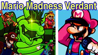 Friday Night Funkin’ Mario Madness 2  Verdant Playable FNF Mod [upl. by Uyerta936]