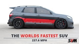 THE WORLDS FASTEST SUV  SVM Nissan QashqaiR 2000HP  2376MPH WORLD SUV TOP SPEED RECORD [upl. by Andris234]