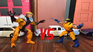 Wolverine vs Sabertooth stop motion [upl. by Airlee]