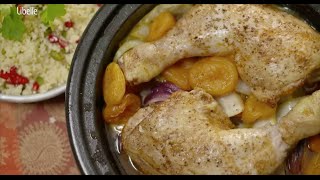 Gestoofde kip met venkel couscous en granaatappel [upl. by Dlareg153]