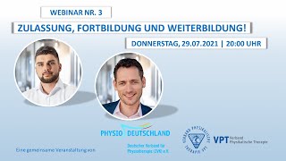 Webinar 3  Zulassung Fortbildung und Weiterbildung [upl. by Lehcar344]