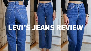 Testing Popular Levi’s Jeans 501 Ribcage Mile High Review  Peexo [upl. by Airitac226]