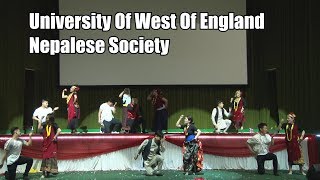 University Of West Of England Nepalese Society 6th InterUni Nepalese Dance Competition UK 2018 [upl. by Ecaroh]